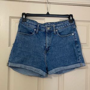 CLEAN OUT SALE: High waisted denim shorts